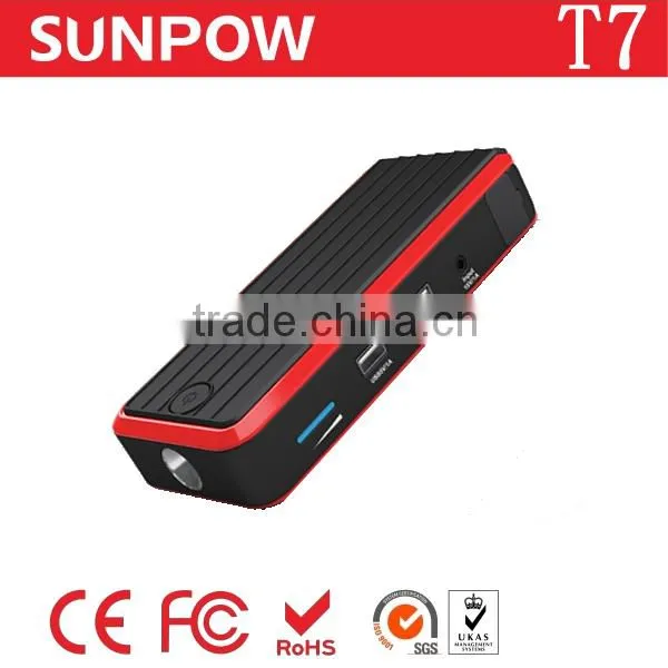 Sunpow 12v 12000mah Double Usb and Minijump Starter Power Station Jump Starter photo-2