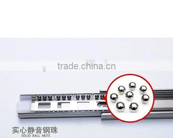 Guang Dong Factory Good Quality 3-4 Balls Full Extension Ball Bearing Drawer Slides photo-4