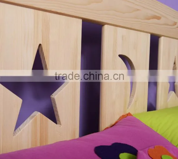 Girl Modern Bedroom Furniture in Pine Wood, Natural Color photo-5
