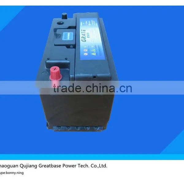 High Quality DIN Standard Maintenance Free Car Battery (N100) 60038-MF--100AH , 12V photo-3
