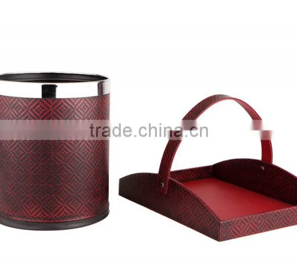 Hotel Leather Jewel Case Storage Box With Drawer photo-2