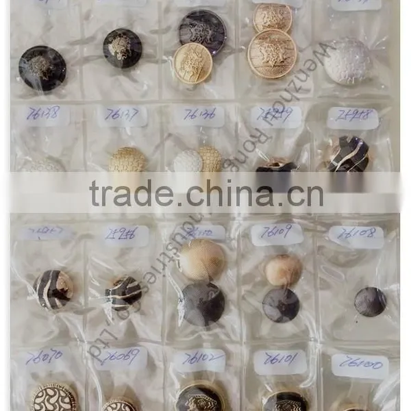 2014 Fashion High Quality Hand Sewing Metal Button for Custom Uniform photo-3