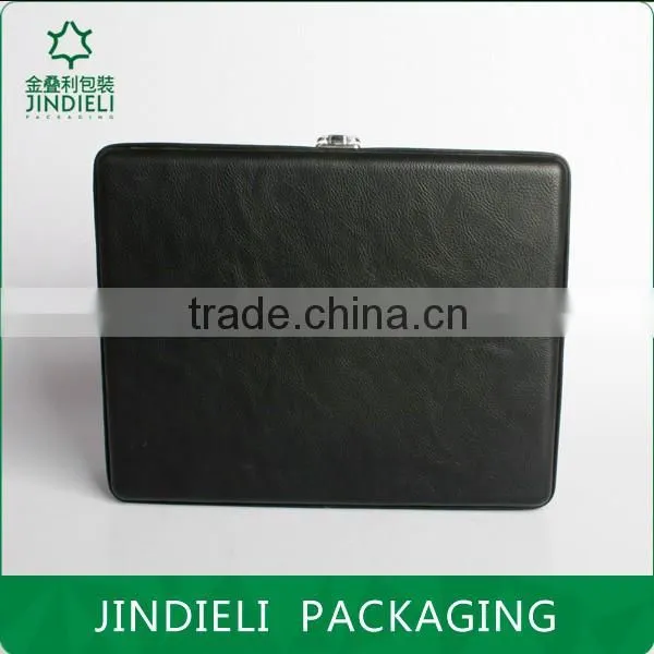 Luxury Black Wooden Watch Box Packaging photo-4