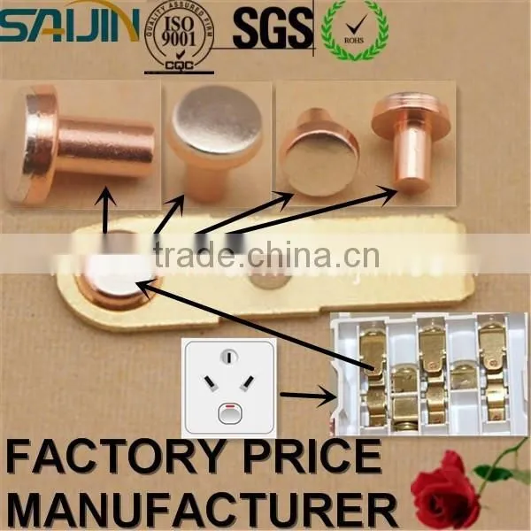 Silver Switch Contacts for Push Switch Button