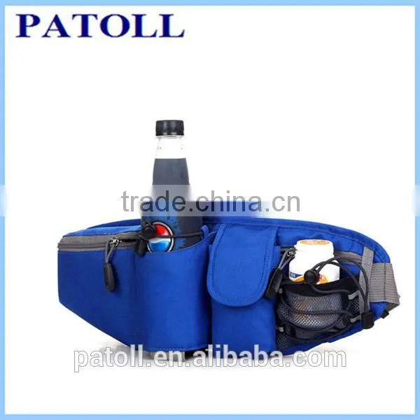 Customized Waterproof Running Waist Belt, Bottle Holder Hydration Waist Pack