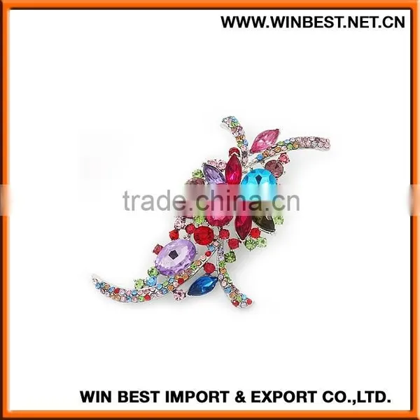 China New Design Popular Rhinestone Wedding Brooch for Dress, Rhinestone Brooch Pin,hair Brooches Jewelry photo-2