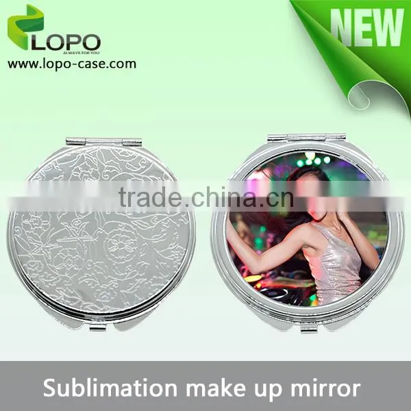 Customed Gift Sublimation Blank Compact Cosmetic Mirror photo-4
