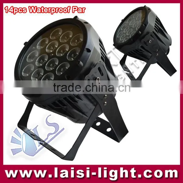14pcs Led Par Light RGB 3in1/RGBW 4in1 Par DMX512 Led Wash Par 64 photo-2