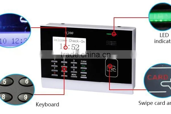 New Products Linux Hardware Zk Software Attendance Card Template Free (Hf-K200) photo-5