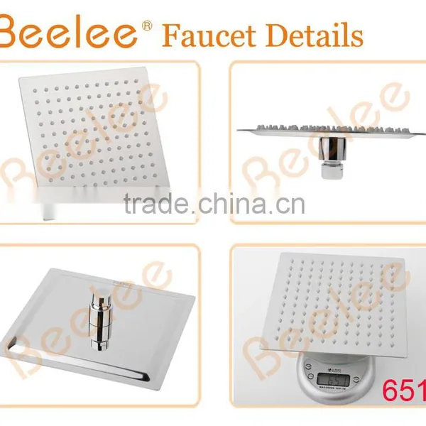 Beelee 304 Stainless Steel Rainfull Shower Heads For Bathroom Rainfull Shower Head photo-4