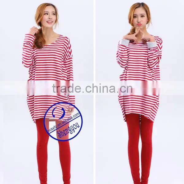 100 Cotton Yarn Dyed Breastfeeding Maternity Top With Pocket photo-3