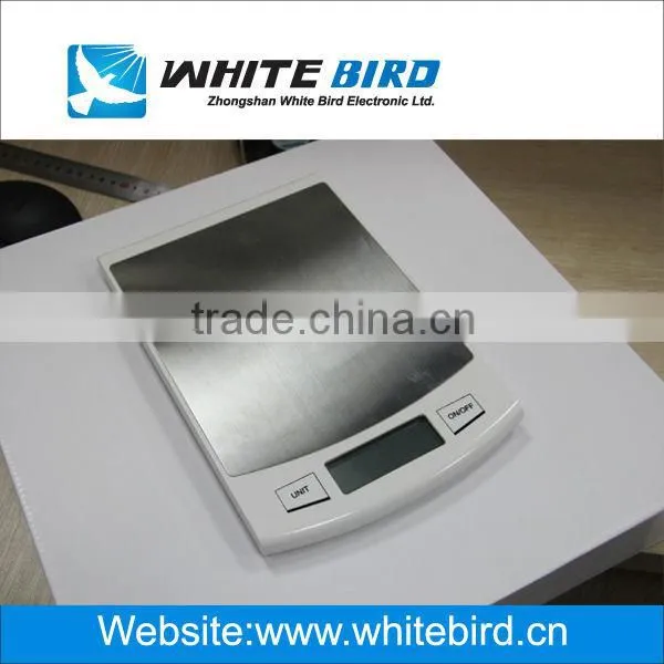 High Accuracy Digital Electronic Diet Stainless Steel Kitchen Scale 5kg photo-2