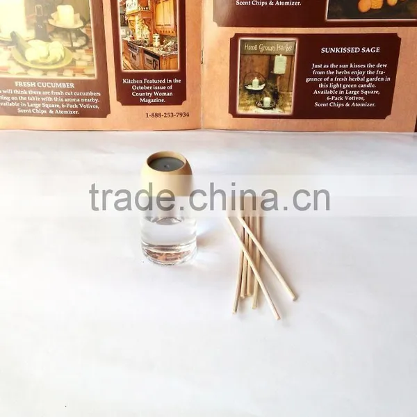 25 ML Glass Bottle Perfume Reed Diffuser With Delicate Rattan Sticks photo-3