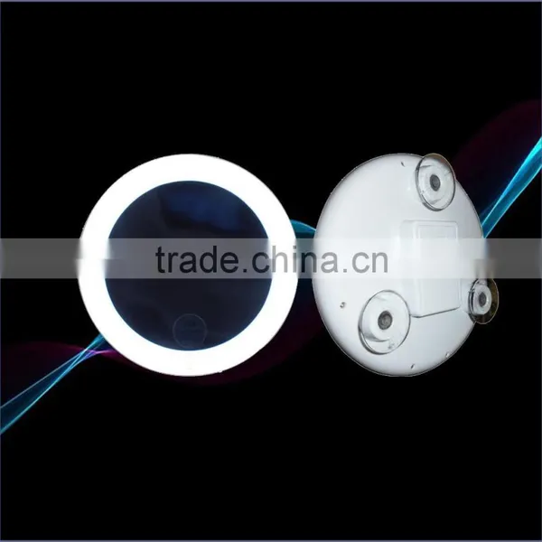 LED Mirror, Lighted Wall Mirror Suction Mirror With Light photo-2