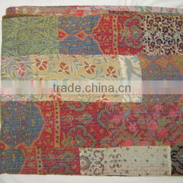 Check Out~Our Lovely Collection of Mix Patch Tukri Handmade Kantha Quilts Throws Bedspreads~Source Directly From Factory