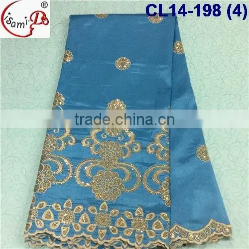 CL14-198 New Design Good Quality George Lace Fabric,wholesale African George Lace photo-4