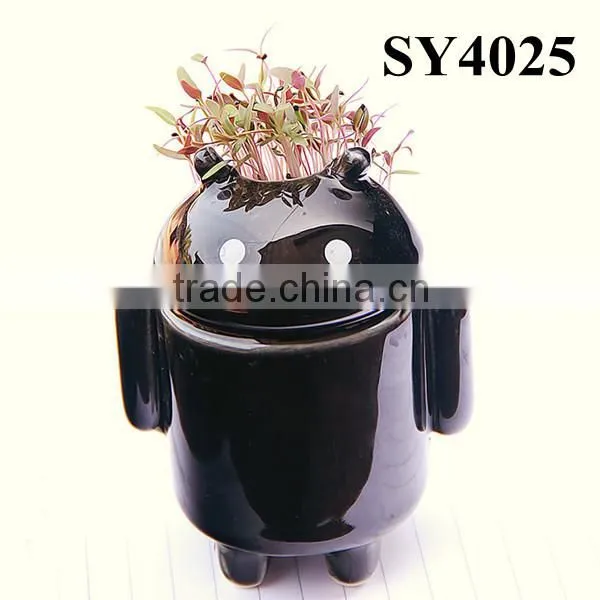 Novel Talbe Elephant Design Office Bonsai Pot photo-4