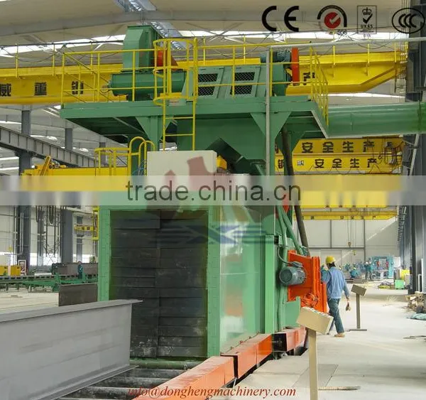 High-frequency Welding Wide Flange H Beam Shot Blasting Machine photo-5