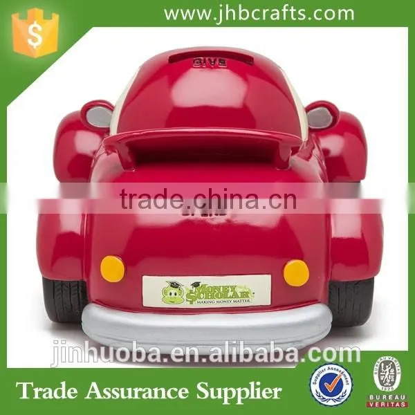 New Design Handmade Red Car Money Bank photo-4
