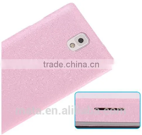 View Window Flip Leather Case With PC Cover For Samsung photo-2