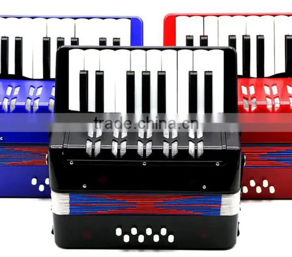 Good Quality New Hot 17-Key 8 Bass Kids Children Mini Small Accordion Educational Musical Instrument Toy Great Gift photo-5