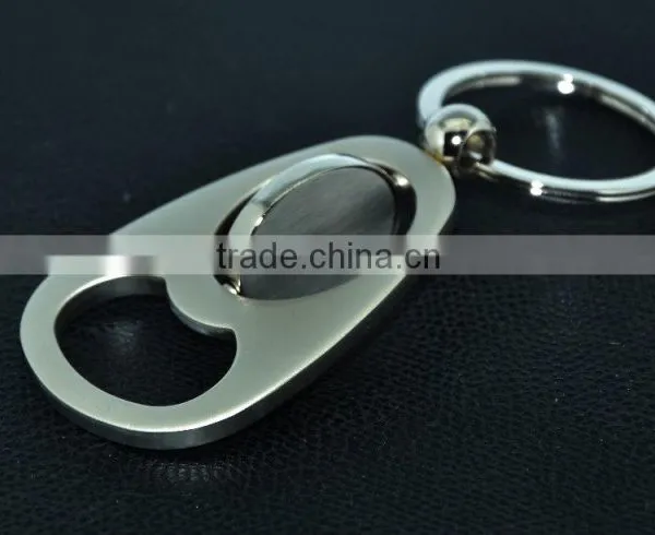 Rotatable Metal Bottle Opener Keychain for Promotion photo-2