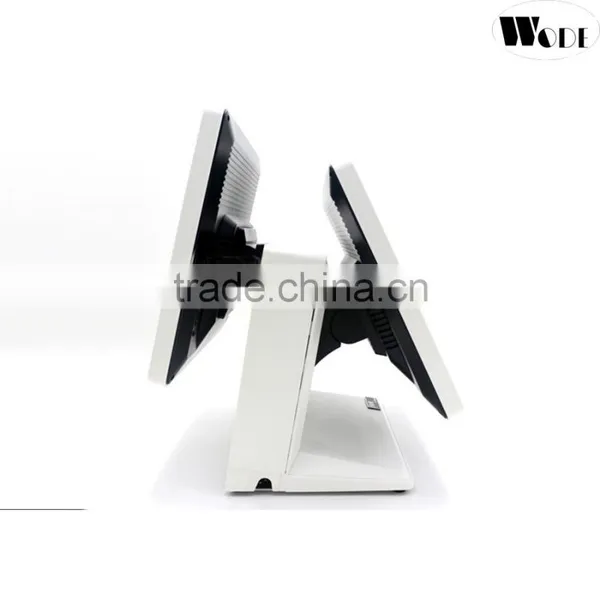 Cheap Price 15 Inch Flat Panel Touch POS System/Dual Screen Pos Machine photo-2