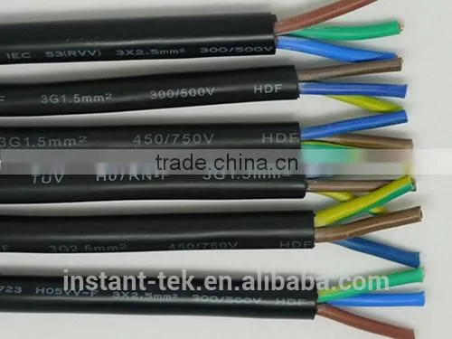 Multi-core General Rubber Sheath Flexible Cable IEC 60245 photo-3