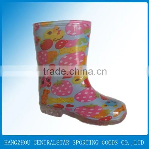 New Wellington Kids Rain Boots Pvc Rain Boots