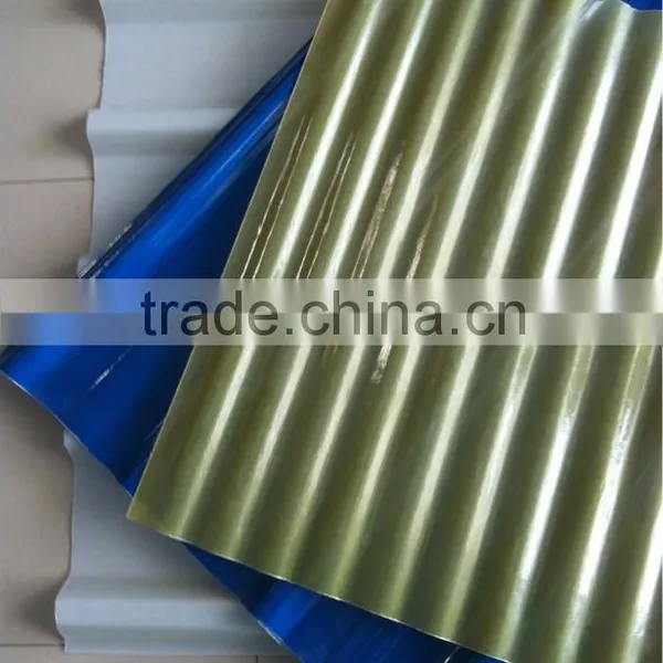 Anti UV Light Transparent Corrugated Fiberglass Roofing Shingle