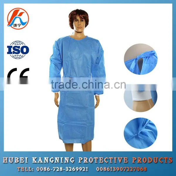 Nonwoven Visitor Gown Disposable Sterile Sms Surgical Gown