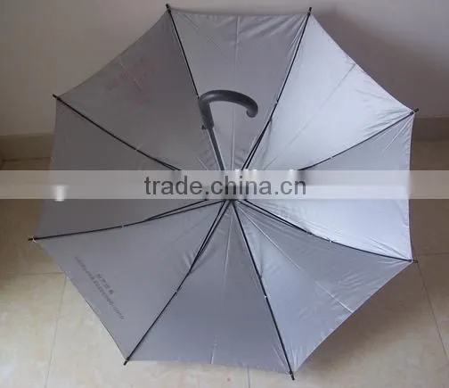 23''auto Open Stick Gift Electroplated Frame Rain&sun Handheld Umbrella photo-3