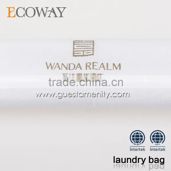 Cheap Hotel Reusable Non Woven Wash Bag Travel Foldable Laundry Bag photo-3