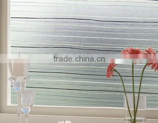 Color Printing Self-adhesive Window Glitter Film photo-3