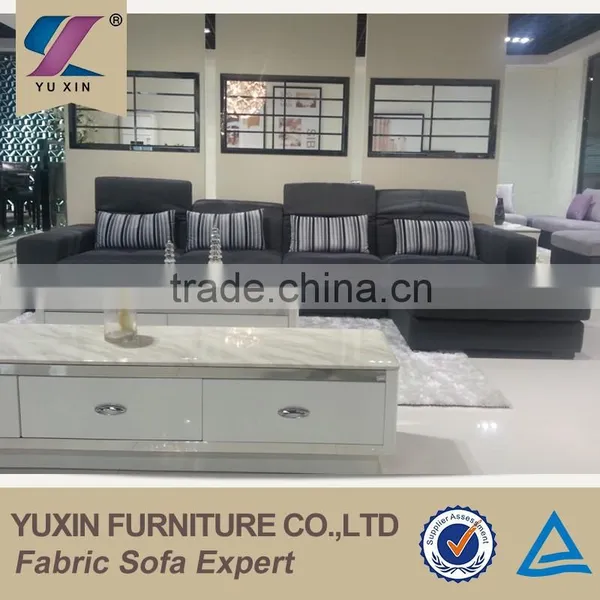 July New Arrival Fabric Corner Sofa photo-4