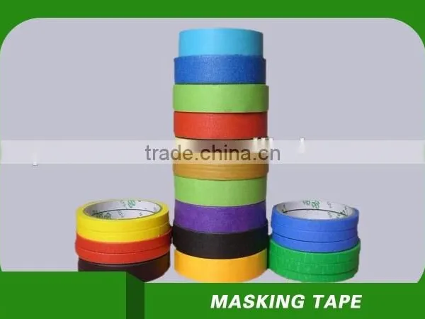 Single Sided Adhesive Type and Masking Use Masking Tape Colored photo-3