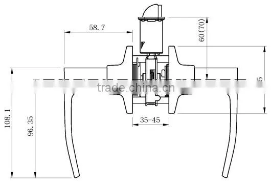North and South American Style Zinc Alloy Single Cylinders Locks photo-4
