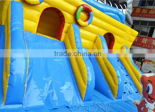 Popular Inflatable Blue Cat Funcity Giant Inflatable Playground for Children and Adult photo-4