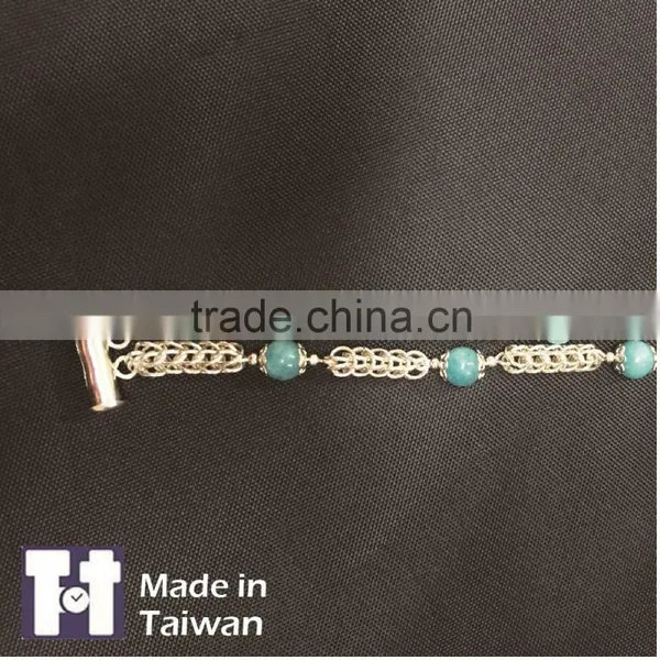 New Design Double Layer Manual 925 Sterling Silver Bracelet photo-3