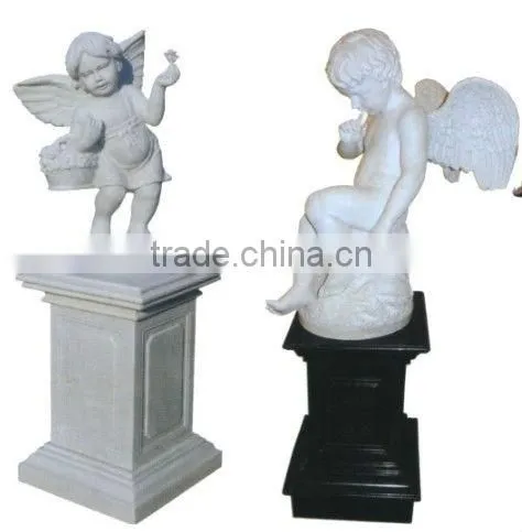 Lava Stone Statue, Garden Stone Angel, Horse, Lion Statue