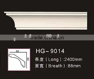 PU Cornice, Foam Plain Molding That Can Replace the Gypsum Cornice