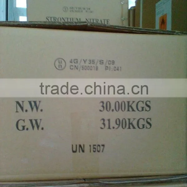 Strontium Nitrate for Pigment