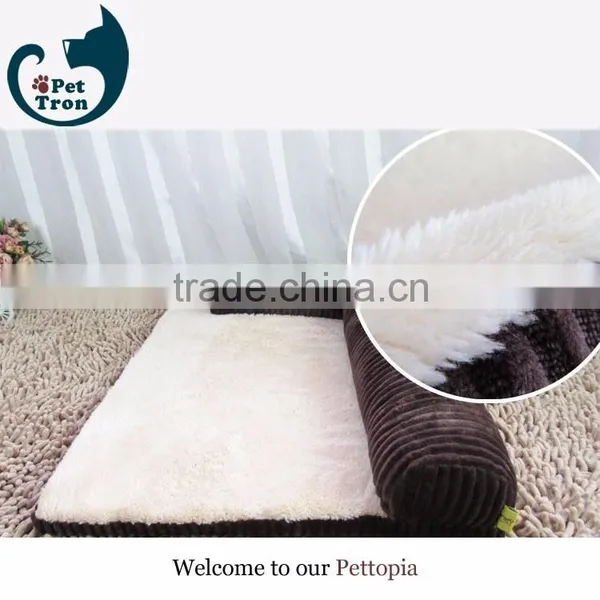 High Quality Corduroy Luxury Pet Dog Bed Wholesale photo-5