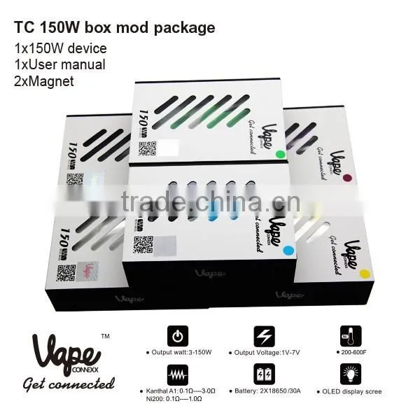 Colorful VTM 150 Watt Box Mod Vape Connexx Temperature Control Box Mod photo-6