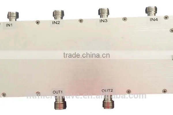 698/700-2700MHz RF Hybrid Combiner 4 in 2 Out /4:2 Matrix With N Female photo-2