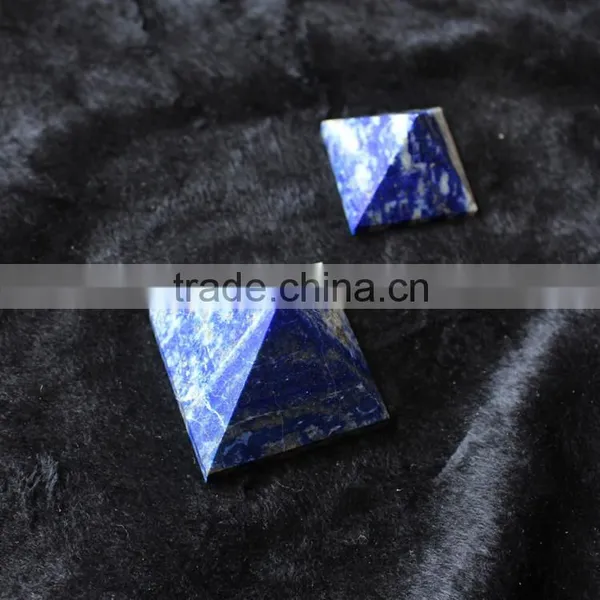 Beauteous High Quality Natural Lapis Lazuli Crystal Stone Pyramids For Sale Decor photo-5