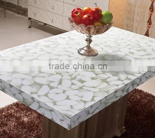 Natural Pebble River Stone Translucent Pebble Stone Panel photo-5