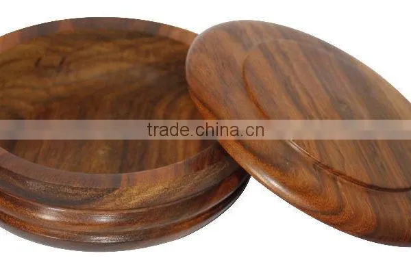 Shaving Soap Bowl Wood Design for All Famous Sope Sizes