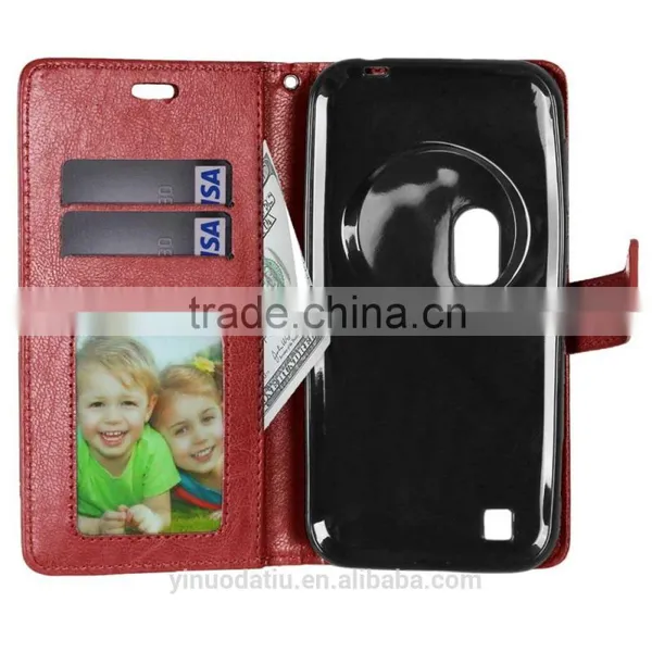 Hot Sale PU Leather Mobile Phone Flip Wallet Kickstand Case for ASUS Zenfone ZOOM ZX551ML photo-4
