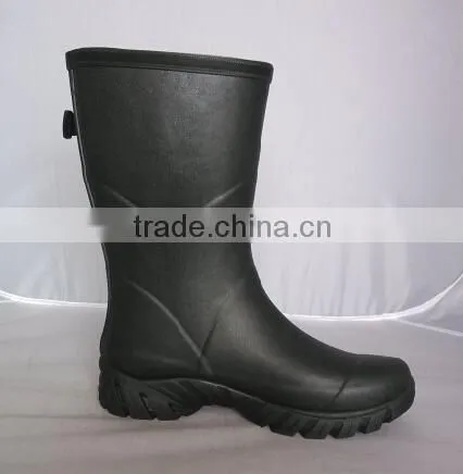 Black Men Rubber Boots Cheap Rain Boots Men Work Boots photo-3